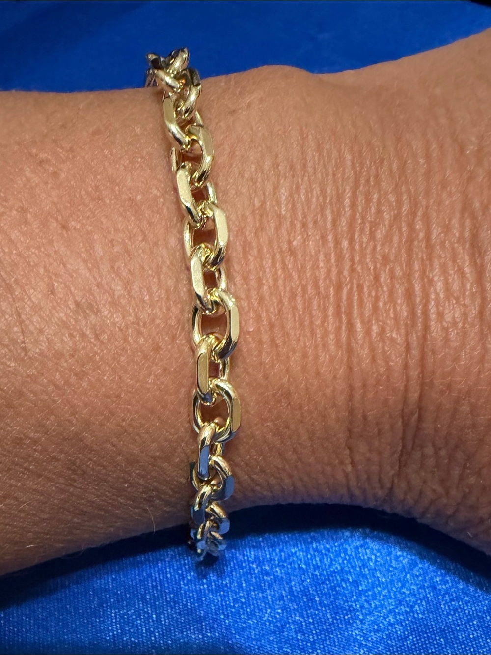 Women’s Gold Link Bracelet - Elegant Chain Bracelet NWOT